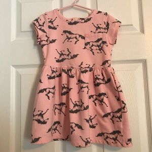 Jersey cotton pink dress